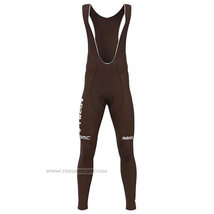 2021 Maillot Cyclisme Ag2r La Mondiale Blanc Manches Longues et Cuissard